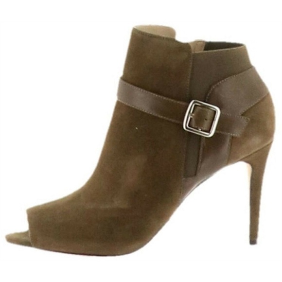 Marc Fisher Shimmee Peep Toe Ankle Boots A278423 - Picture 13 of 15
